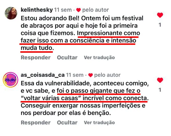 Depoimento de um pai via WhatsApp